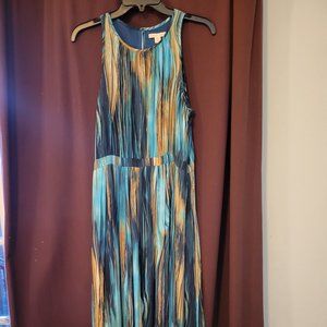Anthropologie x Paper Crown Rivier Waterfall Maxi Dress